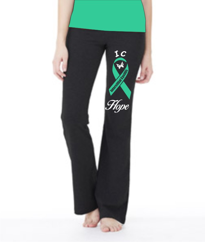 IC Hope Interstitial Cystitis  Yoga Pants 810